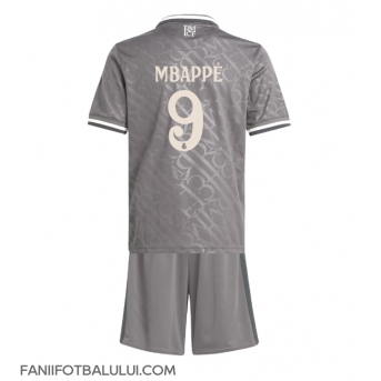 Real Madrid Kylian Mbappe #9 Echipament de Fotbal Replică 2024-25 Copii Treilea (+ Șorturi)